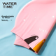 Шапочка для плавания WATERTIME Shuichuan детская силиконовая с цветочным узором, светло-розовая - изображение 8