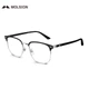 Оправа для очков MOLSSION, модель MA6016, B16, серебристая верхняя часть, прозрачно-серый цвет. - изображение 8