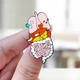 Брошь-значок BROCHE бижутерия Медицина Внутренние органы разноцветная BRGV114971 - изображение 2