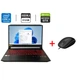 Ігровий ноутбук Б-клас Acer Nitro AN515-55 / 15.6" (1920x1080) IPS / Intel Core i5-10300H (4 (8) ядра по 2.5 - 4.5 GHz) / 16 GB DDR4 / 512 GB SSD M.2 / nVidia GeForce GTX 1650, 4 GB GDDR6, 128-bit / WebCam б/в + Подарунок Дротова миша / USB - зображення 1