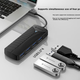 Док-станция Yottamaster Type-C Hub Dock, разветвитель USB-C 3.0, 4-портовый концентратор для ноутбука, iPad, планшета и настольного компьютера. - зображення 7