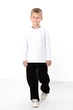 Дитячі однотонні джинси для хлопчика NoBrand 116 Чорний (p-20748-249350) - зображення 5