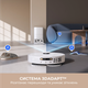 Робот-пилосос Mova Bot E30 Ultra (RLE51SE) 7000 Па до 200 м² вологе прибирання станція самообслуговування LIDAR Білий - зображення 10