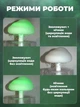 Увлажнитель воздуха ультразвуковой RGB с эффектом дождя ночник аромадиффузор USB Type-C 300 мл настольный мини увлажнитель для дома спальни детской офиса с подсветкой - изображение 5