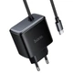 Адаптер мережевий HOCO New charger with Type-C cable C163A |25W/3A, PD3.0/QC| - зображення 7