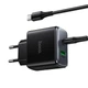 Мережевий зарядний пристрій HOCO C158A Upgrade charger Type-C cable 45W Black - изображение 2