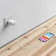 Мережевий зарядний пристрій Hoco C80A Rapido charger Lightning cable 20W White - зображення 12