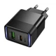 Адаптер мережевий HOCO Lounge charger CS112A |1A/1C, 30W/3A, PD/QC| - зображення 1