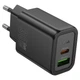 Мережевий зарядний пристрій HOCO N63 Gentle charger 30W Black - зображення 2