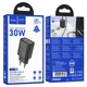 Мережевий зарядний пристрій HOCO N63 Gentle charger 30W Black - зображення 3