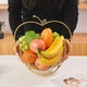 Фруктовница конфетница в виде корзины закрепленной на металлическом каркасе в форме яблока - изображение 5