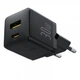 Мережевий зарядний пристрій Baseus Palm Type-C+USB 30W Black P1011160A113-00 - зображення 2