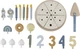 Zestaw do zabawy Little Dutch Torcik urodzinowy Błękit FSC LD8016 (8713291880160) - obraz 7