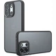 Защитный чехол Deexe Matte Skin для OnePlus Nord 6 / Nord CE6 - Transparent / Black - изображение 2