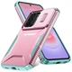 Захисний чохол UniCase Shuttle Guard для Samsung Galaxy A27 (A276) - Pink / Green - зображення 1