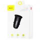 Автомобільний Зарядний Пристрій Baseus Circular Plastic 30W 2USB (QC3.0) black - зображення 2