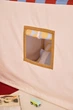 Namiot domek do zabawy Kids Concept Play House Tent Dusty Blue Check 110 x 80 x 124 cm (7340028737247) - obraz 4