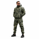 Спортивный костюм Stone Island ПП8231 хаки из плащевки с капюшоном демисезонный XXXL - изображение 1