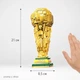 Конструктор Золотий Кубок футбольний чемпіонат світу 2026, міні-блоки, 21 см, сувенір-трофей - изображение 5