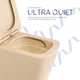 Унітаз підвісний Tern Ultra Quiet 490×365×325 мм, Beige, з сидінням Slim Duroplast / Soft-close / Quick Release QT17332303ASSB Qtap - изображение 5