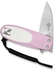 Нож Civivi Purr складной карманный Double Detent Slip Joint Nitro-V / G10 4.65 см Бело-розовый (C25054-4) - изображение 3