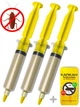 Средство от тараканов гель ТАРГАНІТ Cockroach Gel (комплект из 3 шприцов по 20 мл), эффективный гель от тараканов, средство гель-паста для уничтожения тараканов ТАРГАНІТ Cockroach Gel, эффективен против популярних видов тараканов рыжих, черных и прусаков - изображение 1