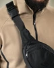 Сумка бананка Nike Total Black чорна Oxford міська спортивна ТР6674 - зображення 4