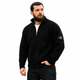 Кардиган мужской Stone Island ТР6576, вязаный, металлическая молния, плотная структура XXL - изображение 1