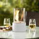 Настольный биокамин Белый, Ethanol Lamp камин на биотопливе для квартиры (1009642-White) - изображение 7