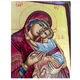Писаная икона Божией Матери Сладкое Лобзание (Гликофилуса) 22,5×29 см - изображение 4