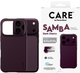 Etui CARE by PanzerGlass Fashionable Case Samba Black w. MagSafe do Apple iPhone 17 Pro Dark Cherry (CR57490) - obraz 5