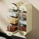 Органайзер настінний для спецій та круп Spice organizer XL-905 на 5 ємностей 27.5х12.3х8.7 см Білий - зображення 7