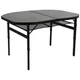 Стол Bo-Camp Northgate Oval 120x80 cm Black/Grey (1404187) - изображение 1