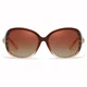 Женские градиентные солнцезащитные очки KINGSEVEN 8843 Brown Gradient Brown - изображение 3