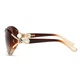 Женские градиентные солнцезащитные очки KINGSEVEN 8843 Brown Gradient Brown - изображение 4