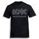 Футболка AC/DC - Back In Black gray Черный M (GIL244) - изображение 1