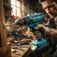 Аккумуляторный набор 2в1 шуруповерт, гайковерт 48V, 200Нм, 2 аккумулятора, кейс, Синий / Шуруповерт и гайковерт в кейсе AN 0910 - изображение 8