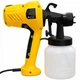 Электрический универсальный краскораспылитель Electric Paint Sprayer с курковым механизмом (механический), 1-1,5 атм, 220В, 500 Вт, 800мл, 26,5x27,5см, Жёлтый - изображение 1