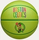 Баскетбольный мяч Wilson NBA Team Neon Boston Celtics размер 7 композитная кожа (WZ4037401XB) - изображение 1