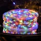 Светодиодная гирлянда LIGHT 350-RGB с пультом ДУ 350 ламп Микс для праздничного оформления фасада и интерьера уличная влагозащищенная 350 диодов - изображение 1