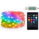 Умная светодиодная гирлянда Smart RGB 3 метра с Bluetooth управлением для интерьера многоцветная с USB питанием праздничная лента-нить - изображение 1