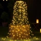 Гирлянда Конский хвост от сети, 2м, 200LED, Теплый белый - изображение 1