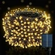 Гірлянда на сонячній батареї, 100м, 1000LED, Теплий білий - зображення 1