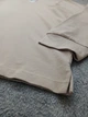 Бежевый мужской лонгслив поло с длинным рукавом Next р. 3XL Regular fit - изображение 3