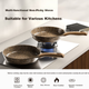 Сковорода Amercook Alfita Maifan Stone антипригарная для яиц блинов стейков индукция и газ - изображение 4