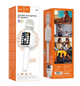 Караоке микрофон Hoco L24 Shine, беспроводной Bluetooth микрофон с колонкой 5W, RGB подсветка, USB, TF, AUX, белый - изображение 4