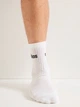 Набор мужских носков высоких хлопковых Adidas C Lin Crew HT3455 43-45 3 пары White (4066746240762) - изображение 2