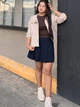 Ветровка с капюшоном женская Uniqlo 207036314 2XL Молочная (1160840355) - изображение 2