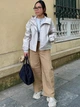 Ветровка с капюшоном женская Uniqlo 207036314 2XL Молочная (1160840355) - изображение 4