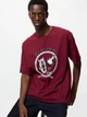 Футболка хлопковая длинная мужская Uniqlo 318228434 XL Бордовая (1160910170) - изображение 1
